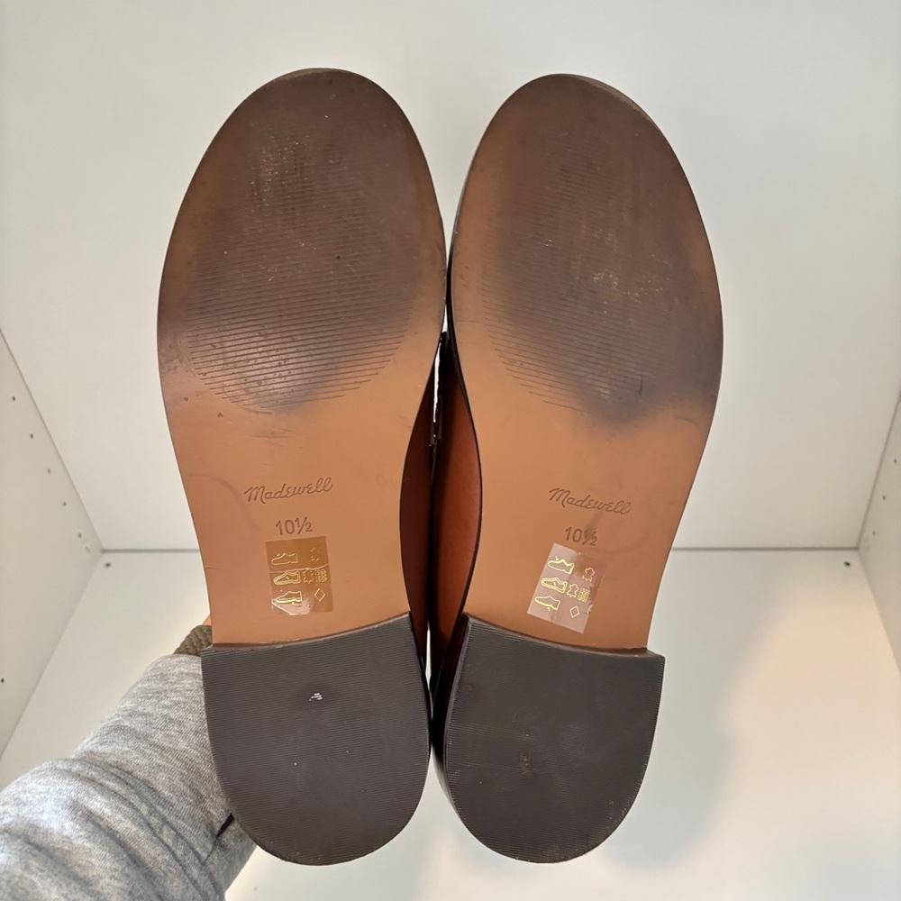 Madewell Brown Leather Penny Loafers - Picture 5 of 10
